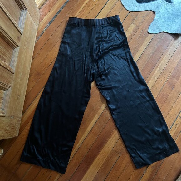 Acne Studios Silk Trousers - "Kat Satin PSS14" - Black - Size 36/S - Picture 3 of 4